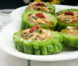 苦瓜蒸酿鸡肉 #方太蒸爱行动#的做法